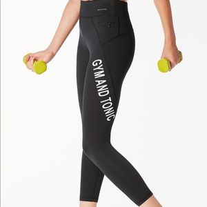 Calzedonia black Gym and Tonic sport yoga leggings